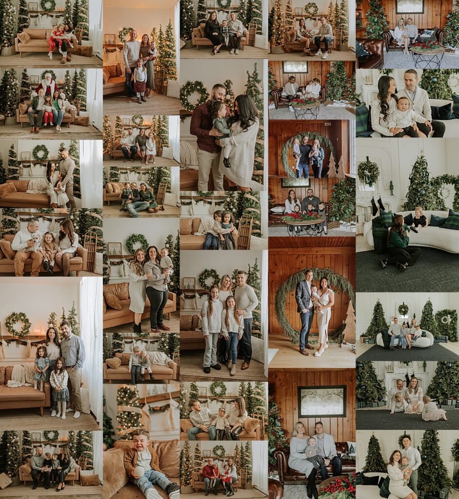 Indoor christmas mini sessions